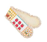 Bandeau à cheveux à motif floral délicat avec frange de fixation sécurisée en tissu doux pour coiffe active et tendance