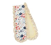 Bandeau à cheveux à motif floral délicat avec frange de fixation sécurisée en tissu doux pour coiffe active et tendance