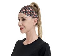 Bandeau à cheveux abstrait imprimé globe oculaire pour homme et femme - Bandeaux de transpiration pour course à pied, football, gym, accessoires