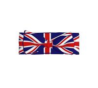 Bandeau à cheveux doux et extensible avec nœud papillon pour nouveau-nés et nourrissons Motif drapeau du Royaume-Uni