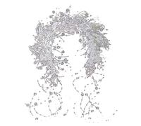 Bandeau à cheveux en forme de feuille et de fleur pour mariée, serre-tête à pompon, couronne, accessoires pour cheveux de mariage pour femmes
