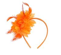 Bandeau à cheveux en plumes brillantes pour carnaval, bandeau élastique doux pour fête, couleur vive, bandeau pour cheveux festival de musique, taille libre
