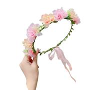 Bandeau à cheveux en tissu doux pour filles - Couronne de cheveux pour fête d'anniversaire, mariage, accessoires photo