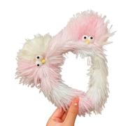 Bandeau à cheveux pour femme, yeux 3D en peluche, bouche, saucisse, bandeau de fête de Noël, coiffe pour fille, bandeau amusant pour enfants