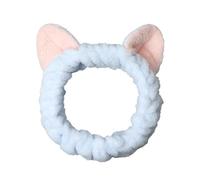 Bandeau à cheveux pour femmes et filles - Masque de maquillage élastique avec nœud - Oreilles de lapin - Accessoire pour cheveux (Style-23)