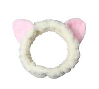Bandeau à cheveux pour femmes et filles - Masque de maquillage élastique avec nœud - Oreilles de lapin - Accessoire pour cheveux (Style-24)
