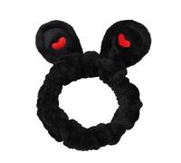 Bandeau à cheveux pour femmes et filles - Masque de maquillage élastique avec nœud - Oreilles de lapin - Accessoire pour cheveux (style 14)