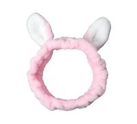 Bandeau à cheveux pour femmes et filles - Masque de maquillage élastique avec nœud - Oreilles de lapin - Accessoire pour cheveux (Style-25)