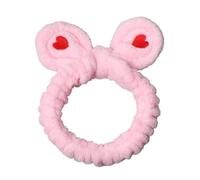 Bandeau à cheveux pour femmes et filles - Masque de maquillage élastique avec nœud - Oreilles de lapin - Accessoire pour cheveux (style 8)