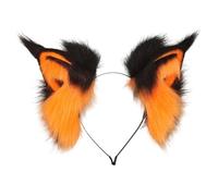 Bandeau à cheveux punk en peluche douce avec oreilles d'animal - Accessoire de cosplay - Pour jeu de rôle - Événement à thème - Bandeau d'oreille