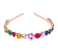 Bandeau à cheveux serre-tête pierres multicolore TU