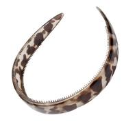 Bandeau à cheveux solide avec bords larges et dents fines pour une utilisation longue durée et accessoire capillaire antidérapant pour la salle de sport
