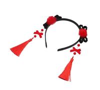 Bandeau à cheveux style chinois avec fleur pour perruque (J)
