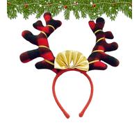 Bandeau À Cornes De Cerf,Accessoire De Tête Mignon À Rayures,Serre-Tête Renne de Noël | Pour Adulte, Tout-petit, Enfant, Fille, Festivités d'Hiver, Halloween, Fête de Vacances, Cosplay, Accessoires Ph