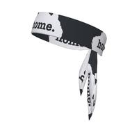 Bandeau à cravate avec imprimé carte de l'Australie My Home pour homme et femme, bandeau ninja, bandeau réglable évacuant l'humidité