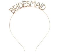 Bandeau à Cristaux pour Demoiselle D'honneur, Mariage, Chic et Élégant | Pierre Brillante, Style Doux et Délicat, pour Coiffure Photo, Enterrement de Vie, Fête Nuptiale
