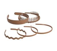 Bandeau À Dents | Accessoire Pour Cheveux À Motif Cranté,5 Pièces Bandeau Flexible À Dents - Pour les Femmes et les Adolescentes - Lavage, Habillage, Maquillage, Exercice, Yoga