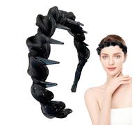 Bandeau à dents antidérapant pour femme - Avec dents - Confortable à porter - Accessoire pour les déplacements, le bureau, l'école