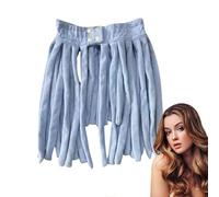 Bandeau à friser sans chaleur, 2 en 1 pour cheveux secs - Outil de coiffure doux sans chaleur - Bigoudis pour les femmes, les cheveux longs et les filles Cenmoo