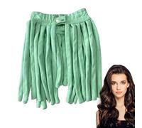 Bandeau à friser sans chaleur - Bandeau 2 en 1 pour cheveux secs | Rouleaux de cheveux, absorbe rapidement l'eau, formes de pâtes pour cheveux longs, cheveux bouclés, filles