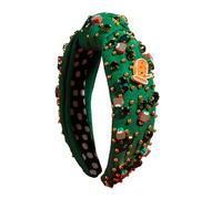 Bandeau à large bord noué pour femme, bandeau de Noël délicat, antidérapant, joli serre-tête pour prendre des photos, bandeau pour femmes pour enfants, large pour filles