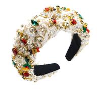 Bandeau à large bord pour femme et fille - Bandeau de Noël pour spa - Bandeau multifonction pour prendre des photos