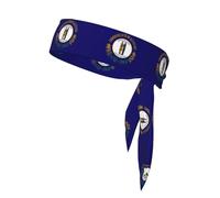 Bandeau à nouer avec imprimé drapeau de l'État du Kentucky pour homme et femme, bandeau ninja, bandeau réglable évacuant l'humidité et rafraîchissant