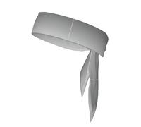 Bandeau à nouer avec imprimé ombré blanc à noir, cravate de karaté ninja, bandeau athlétique, bandeau d'entraînement anti-transpiration