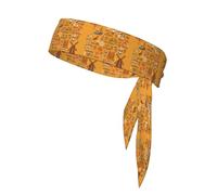 Bandeau à nouer avec symboles de la culture néerlandaise, bandeau de karaté ninja, bandeau athlétique, évacuation de la transpiration