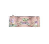 Bandeau à nœud en forme de champignon de dessin animé, doux et extensible pour nouveau-nés et nourrissons, joli nœud papillon pour fêtes et cadeaux