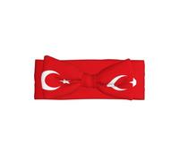 Bandeau à nœud pour bébé avec drapeau de la Turquie, bandeau doux et extensible pour nouveau-nés et nourrissons, joli nœud papillon pour fêtes et cadeaux