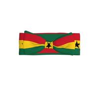 Bandeau à nœud pour bébé avec drapeau du Ghana - Doux et extensible - Pour nouveau-nés et nourrissons - Joli nœud papillon - Pour fêtes et cadeaux