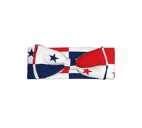 Bandeau à nœud pour bébé avec drapeau du Panama - Doux et extensible - Pour nouveau-nés et nourrissons - Joli nœud papillon - Pour fêtes et cadeaux