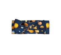 Bandeau à nœud pour bébé fille avec système solaire - Bandeau en polyester doux et extensible, parfait pour les nouveau-nés de 0 à 6 mois, cadeau de bébé, accessoire photo