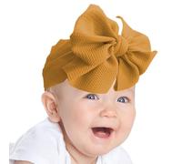 Bandeau à nœud pour enfant - AdorableHair Wrap, bandeau en coton extensible | Bandeau confortable pour petites filles avec nœud pour bébé, bandeau de style turban, cheveux doux Wr