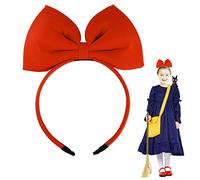 Bandeau à Nœud Rouge, Hoshin Kiki La Petite Sorcière Schokobons Bandeau Rouge avec Nœud pour Femmes et Enfants