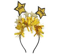 Bandeau à Paillettes Or, Accessoire de Costume de Fête Étoile | Présent de Dipl Me, Accessoire Coiffure Réveillon du Nouvel An 2026, Garçon et Filles et Adultes