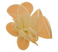 Bandeau à plumes et fleurs for mariage, couvre-chef for femme, chapeau de course Royal Ascot, pilulier, cocktail, thé, Derby, for femme(White)