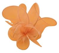 Bandeau à plumes et fleurs for mariage, couvre-chef for femme, chapeau de course Royal Ascot, pilulier, cocktail, thé, Derby, for femme(Champagne)