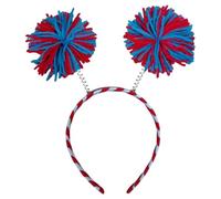 Bandeau à pompons 3 couleurs pour les jours de l'indépendance, les réunions de famille, les événements patriotiques pour les fêtes de fin d'année