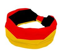 Bandeau à rayures pour femme, motif drapeau national de l'Allemagne, noir, rouge, jaune, large turban antidérapant, élastique pour la sueur, le yoga, l'entraînement, le yoga