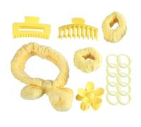 Bandeau absorbant avec nœud papillon avec bracelets, ornement pour les soins de la peau des femmes, accessoires de cheveux élastiques pour le lavage et le maquillage
