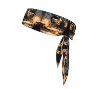 Bandeau absorbant élastique pour salle de peinture et sports - Accessoire pour course à pied et activités de plein air
