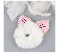 Bandeau Accessoires for cheveux Fake Fourrure Corde Cute Ours Scrunchies Femmes Filles Élastic Cheveux Bandes de caoutchouc Pontail Bandeau Cheveux Femme(F)