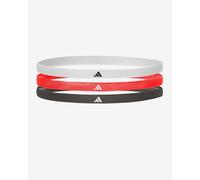 Bandeau adidas Logo rouge noir blanc (3 unités)