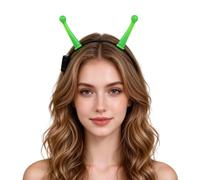 Bandeau Alien LED Flexible Avec Antennes Lumineuses Et Bouton De Commande | Bandeau Alien LED En Silicone Et ABS Avec Structure Arquée Flexible, Maintien Stable Sans , Léger Et Confortable