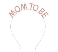Bandeau Alliage Rose en Future Maman Mom To Be | Accessoire Léger et Portable, Style Mode pour Séances Photo Maternité, Fêtes et Autres Occasions