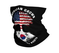 Bandeau Américain d'origine Sud-Coréenne Drapeau De La Corée du Sud Anti-Vent Echarpe Frais Masque pour Ski Travail Sport 2 Pièces