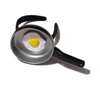 Bandeau amusant Papa Pan pour lavage du visage, belle simulation de simulation, résine plastique, 21,5 cm (œuf au plat)