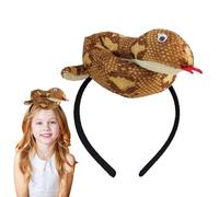 Bandeau Animal - Cerceau De Cheveux Amusant | Bandeau De Serpent | Snakes Hair Bands Adaptés Au Costume De Fête Cosplay Halloween Dress Up Festival Performance Performance Stage Accessory Kids Adults